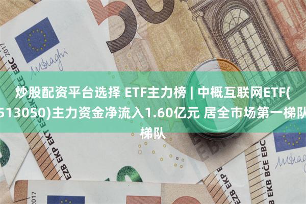 炒股配资平台选择 ETF主力榜 | 中概互联网ETF(513050)主力资金净流入1.60亿元 居全市场第一梯队